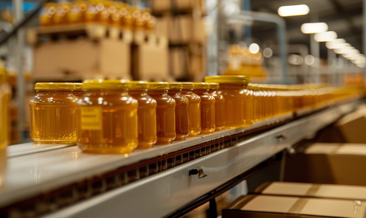 StockCake-Honey Packaging Line_1748949095