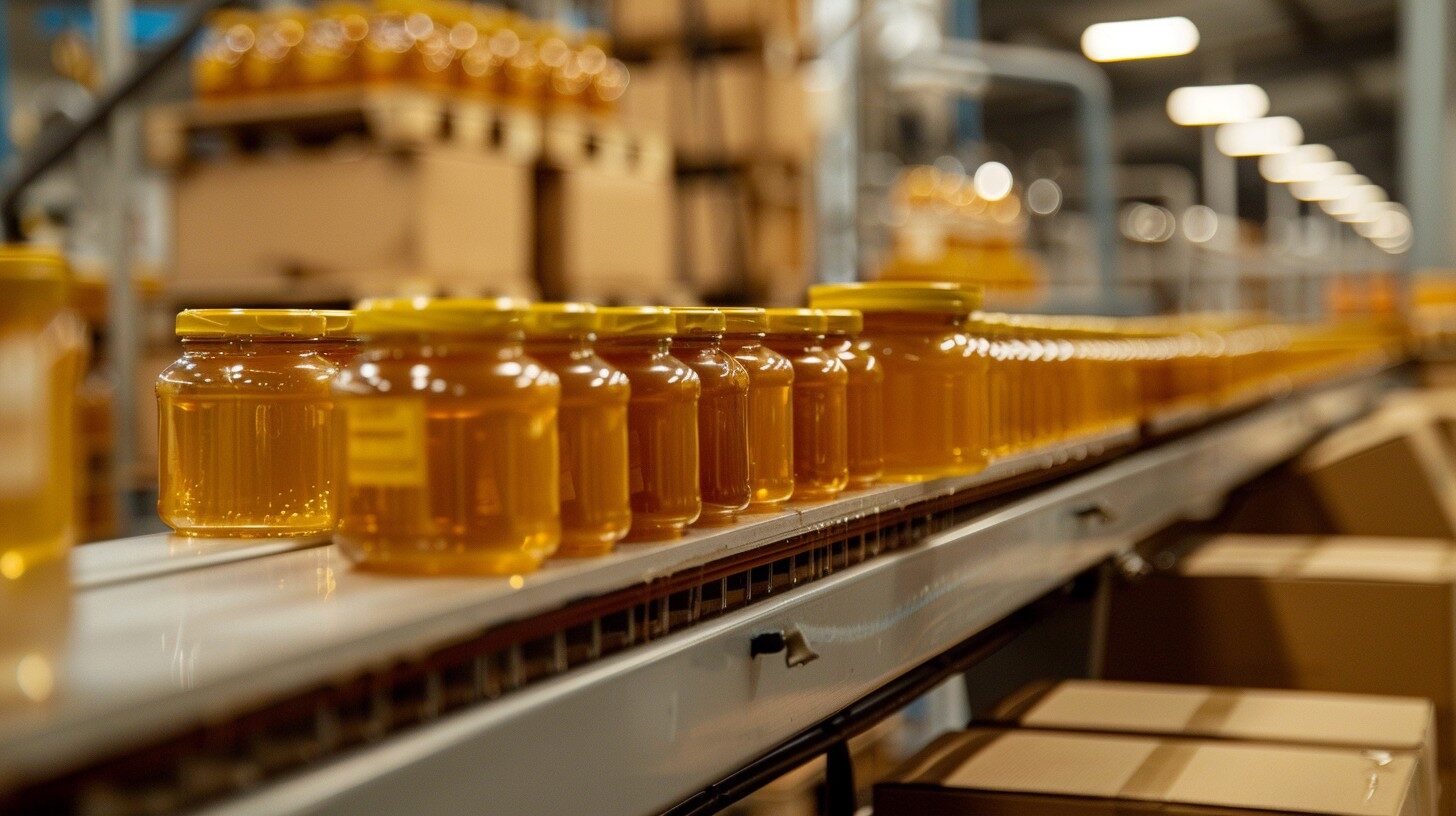 StockCake-Honey Packaging Line_1748949095